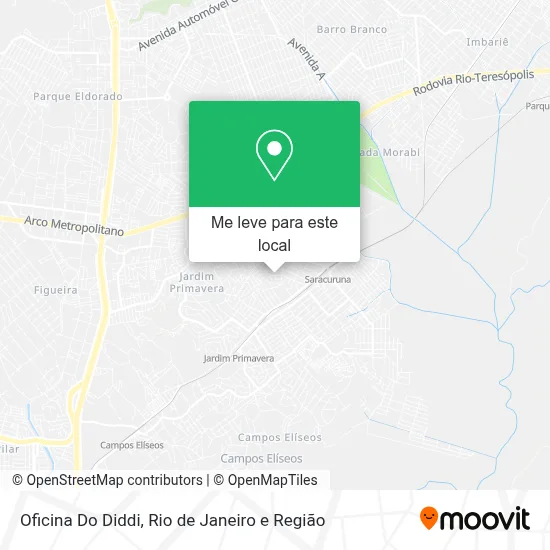 Oficina Do Diddi mapa