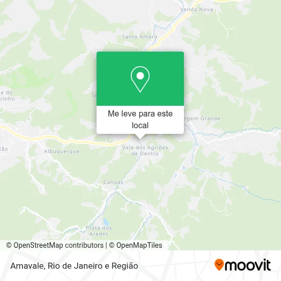 Amavale mapa