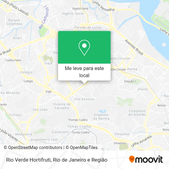 Rio Verde Hortifruti mapa