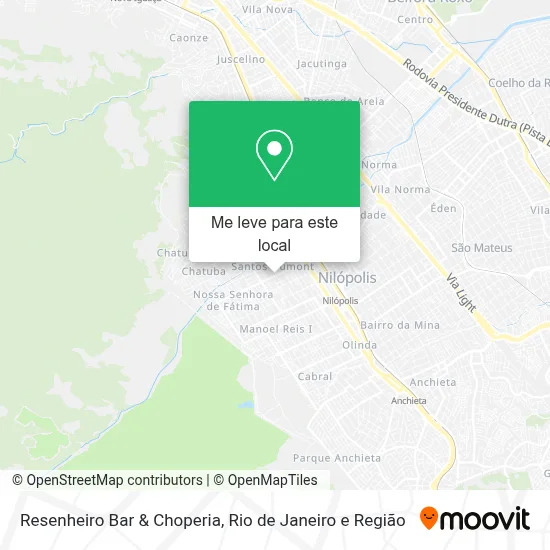Resenheiro Bar & Choperia mapa
