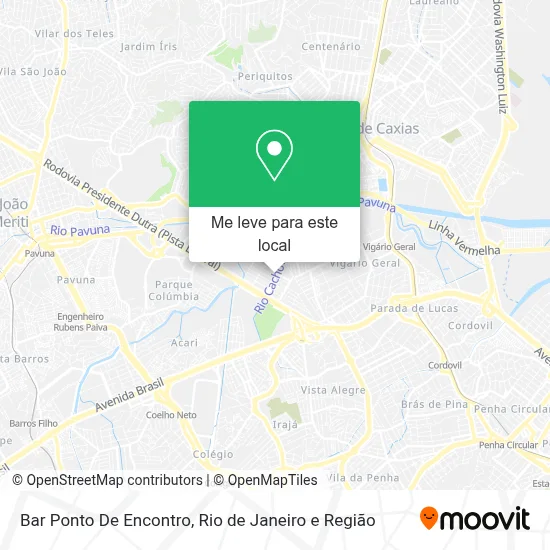 Bar Ponto De Encontro mapa