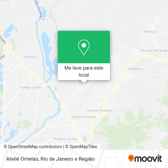 Ateliê Ornelas mapa