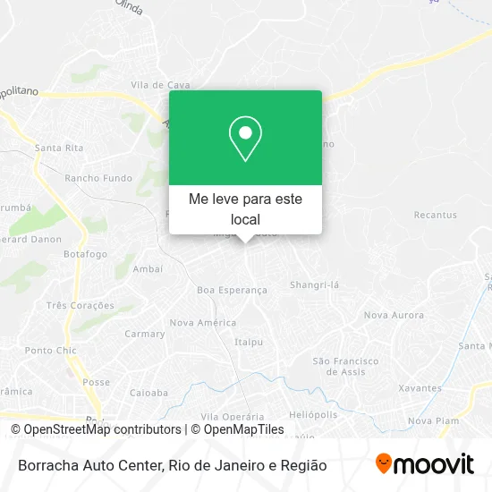 Borracha Auto Center mapa