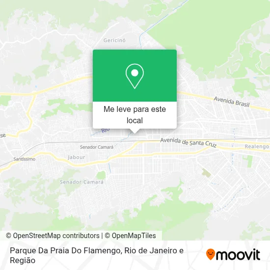 Parque Da Praia Do Flamengo mapa
