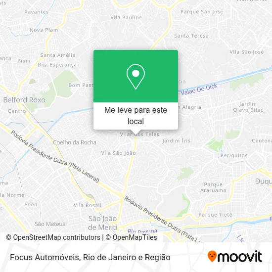 Focus Automóveis mapa