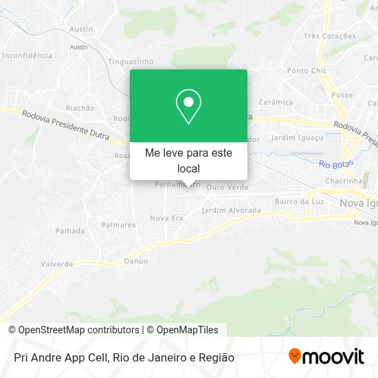 Pri Andre App Cell mapa