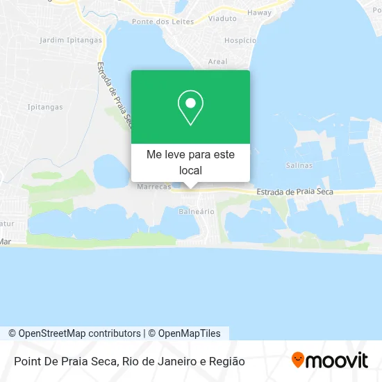 Point De Praia Seca mapa