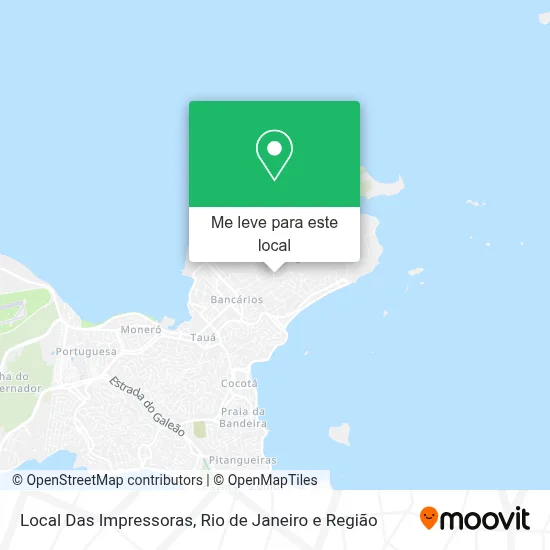 Local Das Impressoras mapa