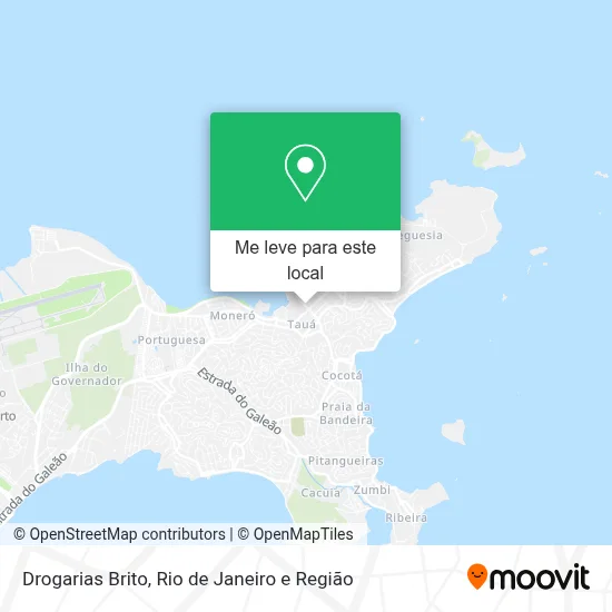 Drogarias Brito mapa