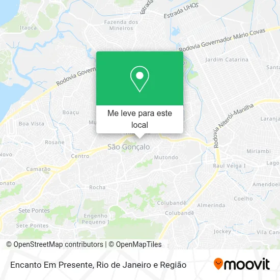 Encanto Em Presente mapa