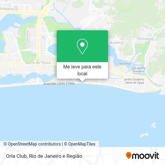 Orla Club mapa