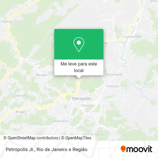 Petrópolis Jr. mapa