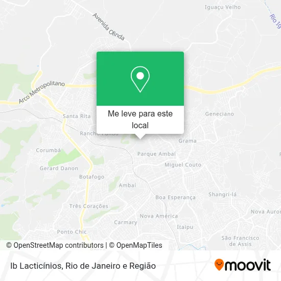 Ib Lacticínios mapa