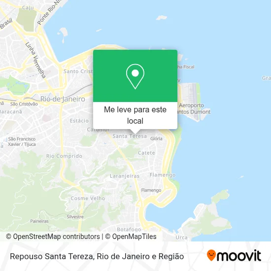 Repouso Santa Tereza mapa