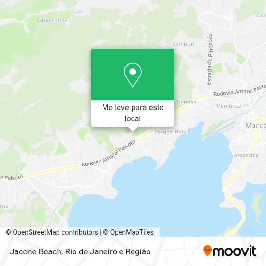 Jacone Beach mapa
