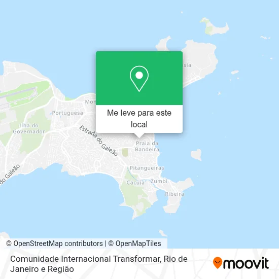 Comunidade Internacional Transformar mapa