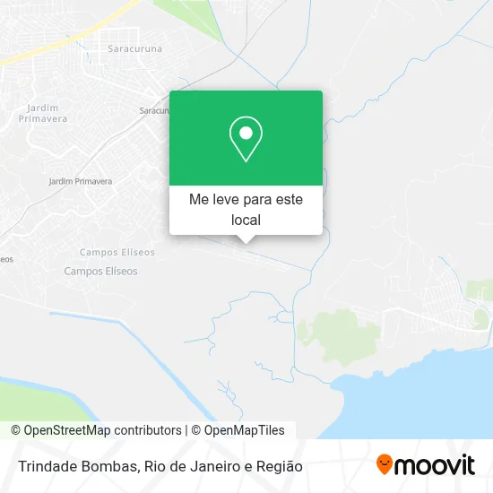 Trindade Bombas mapa