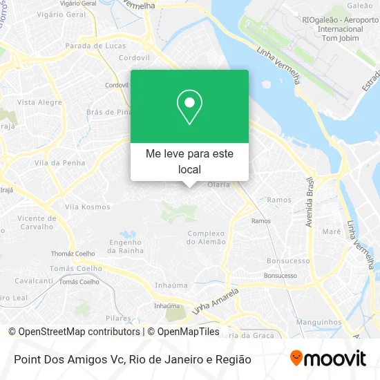 Point Dos Amigos Vc mapa