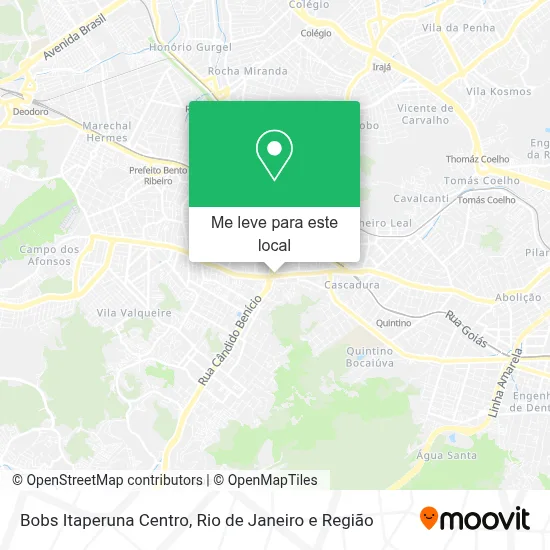 Bobs Itaperuna Centro mapa