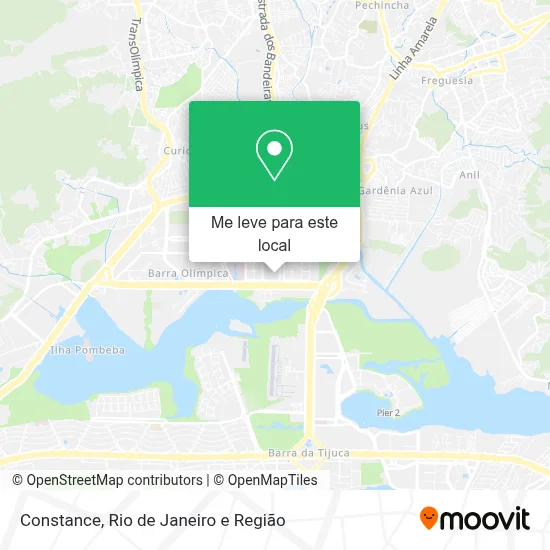 Constance mapa