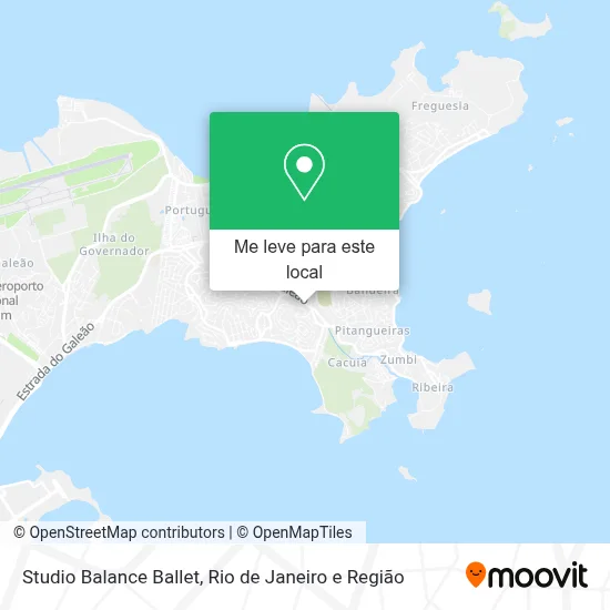 Studio Balance Ballet mapa