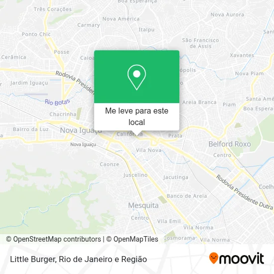 Little Burger mapa
