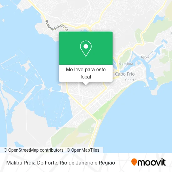 Malibu Praia Do Forte mapa