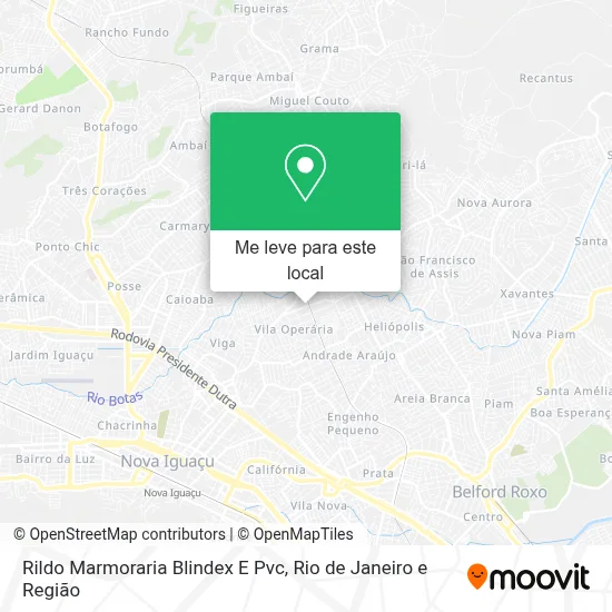 Rildo Marmoraria Blindex E Pvc mapa
