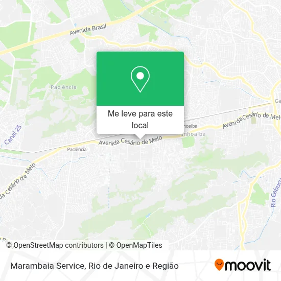 Marambaia Service mapa