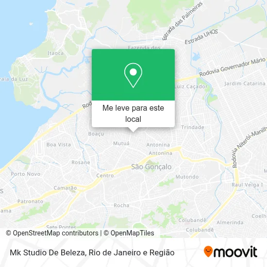 Mk Studio De Beleza mapa
