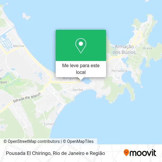 Pousada El Chiringo mapa