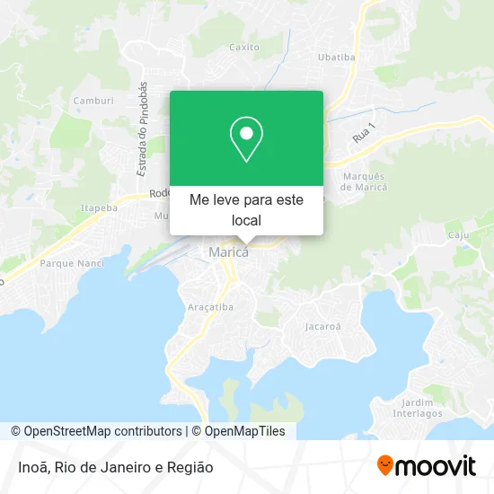 Inoã mapa