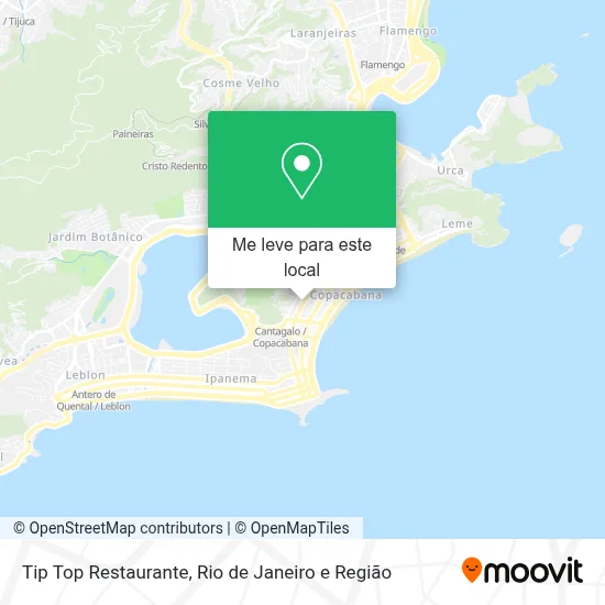 Tip Top Restaurante mapa