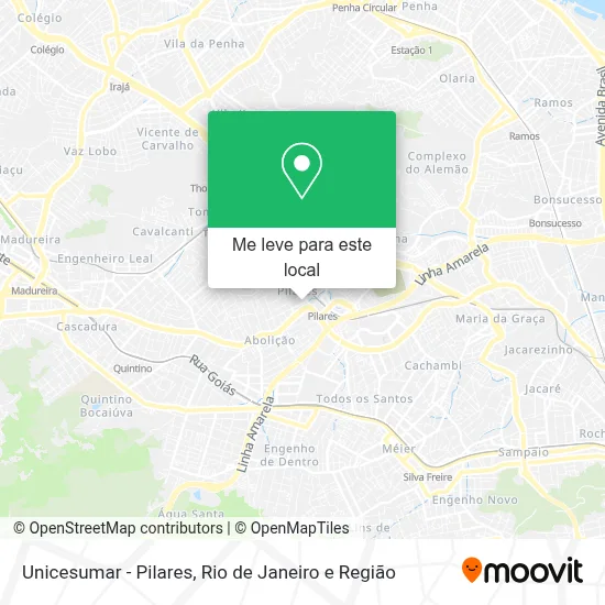 Unicesumar - Pilares mapa
