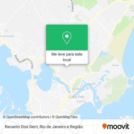 Recanto Dos Serri mapa