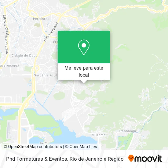Phd Formaturas & Eventos mapa