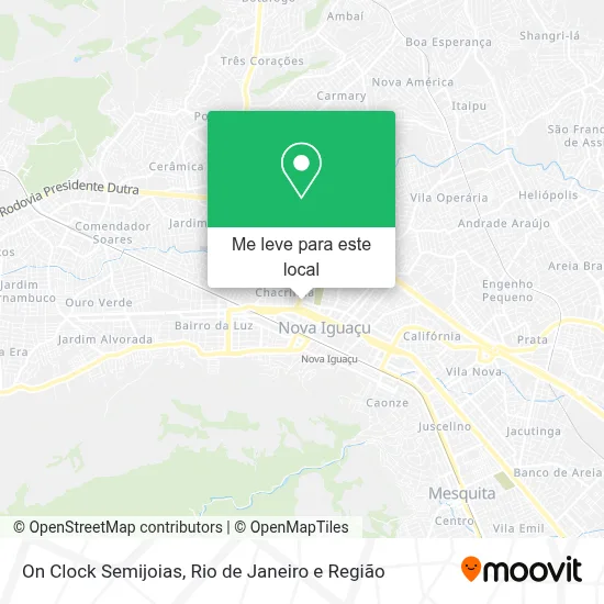 On Clock Semijoias mapa