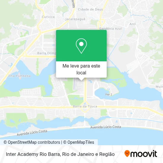 Inter Academy Rio Barra mapa