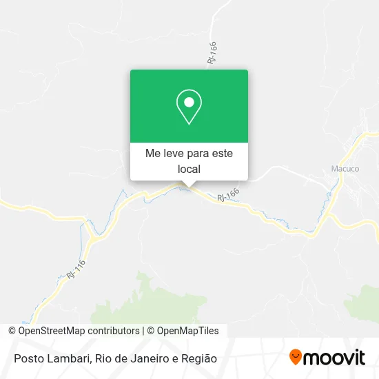 Posto Lambari mapa
