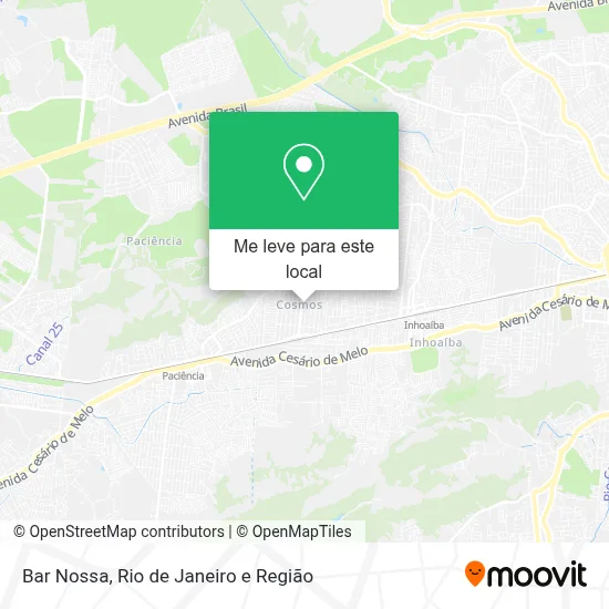 Bar Nossa mapa