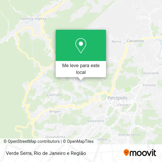 Verde Serra mapa