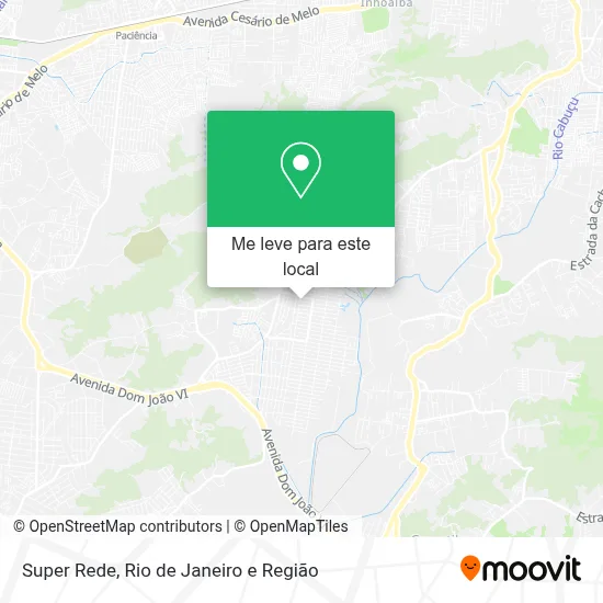 Super Rede mapa