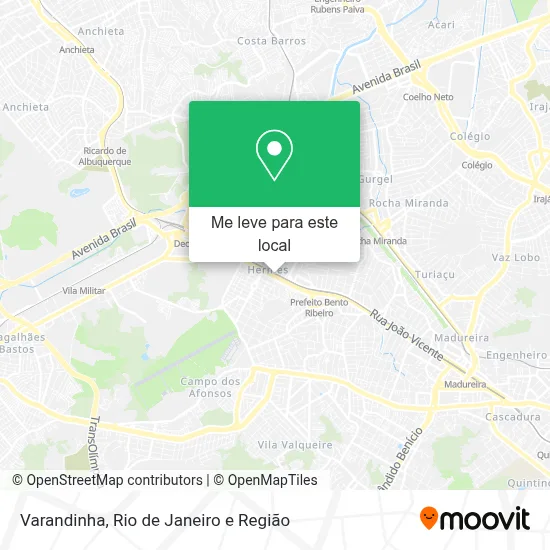 Varandinha mapa