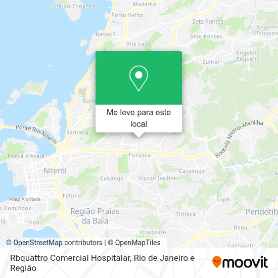 Rbquattro Comercial Hospitalar mapa