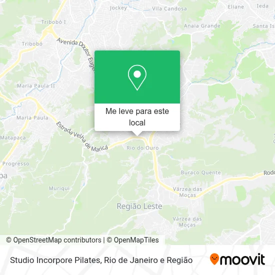Studio Incorpore Pilates mapa