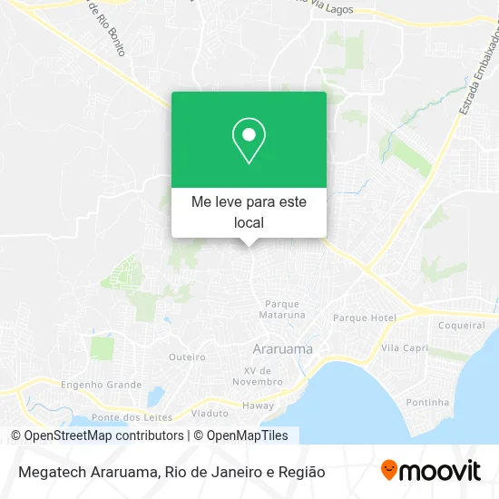 Megatech Araruama mapa