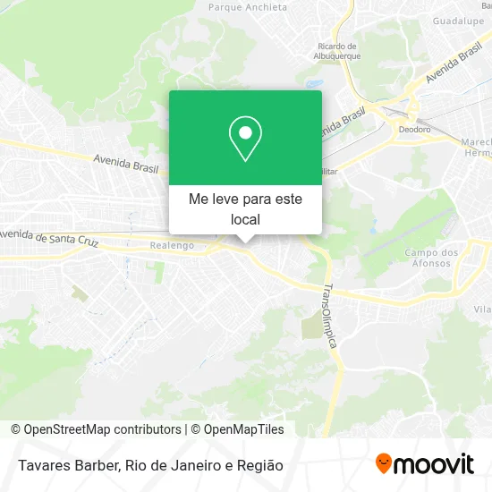 Tavares Barber mapa