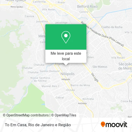 To Em Casa mapa