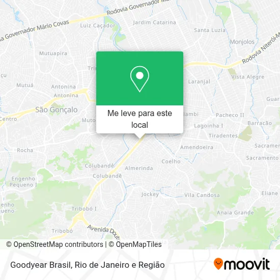 Goodyear Brasil mapa