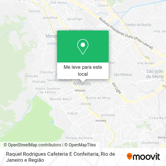 Raquel Rodrigues Cafeteria E Confeitaria mapa